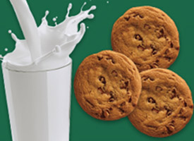 Cookies & Milk $8.00